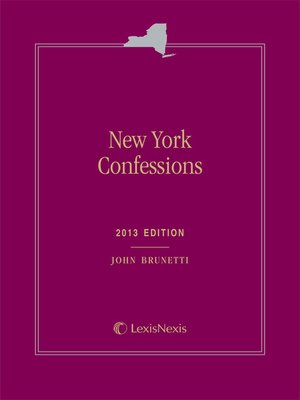 cover image of New York Confessions